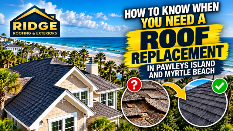 How to Know When You Need a Roof Replacement in Pawleys Island and Myrtle Beach