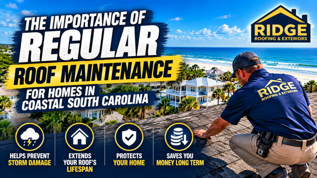 The Importance of Regular Roof Maintenance for Homes in Coastal South Carolina