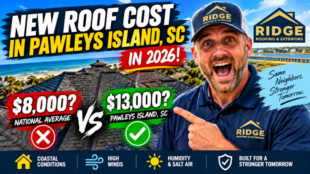 New Roof Cost in Pawleys Island, SC (2026)
