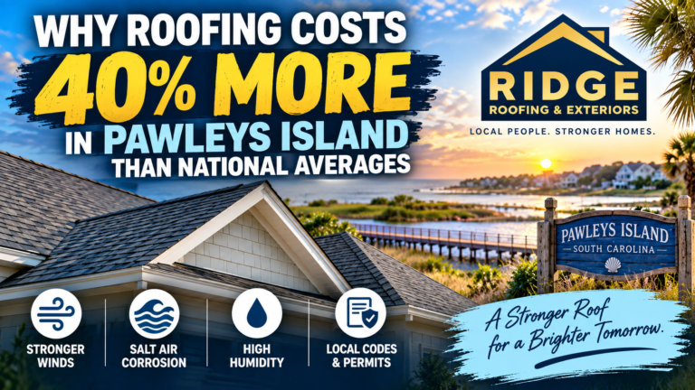 Why Roofing Costs More in Pawleys Island, SC | Ridge Roofing