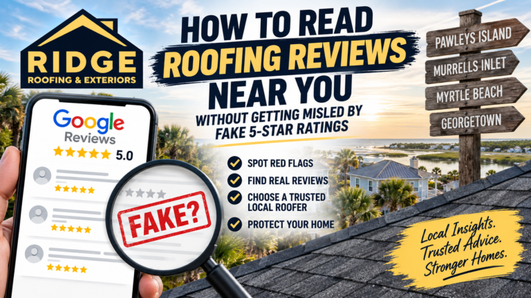 How to Spot Fake Roofing Reviews Near You | Pawleys Island SC