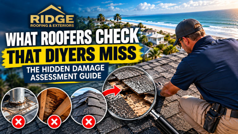 What Roofers Check That DIYers Miss | Hidden Roof Damage Guide for Pawleys Island